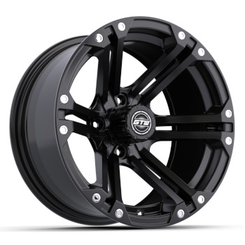 BuggiesUnlimited.com; GTW Specter Matte Black Wheel - 14 Inch