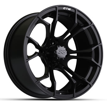 BuggiesUnlimited.com; GTW Spyder Matte Black Wheel - 15 Inch