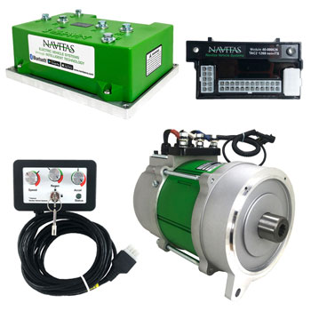 BuggiesUnlimited.com; Star Car EV 48v - Navitas 600a 5kw DC to AC Conversion Kit with On-The-Fly Programmer
