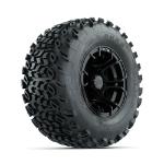 GTW Spyder Matte Black 10 in Wheels with 20x10-10 Duro Desert All Terrain Tires – Set of 4