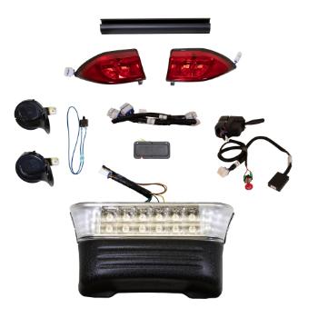 BuggiesUnlimited.com; Deluxe ProFX LED Light Kit w/ Turn Signals & Brake Lights for Club Car Precedent Electric (04-08)