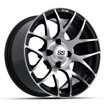BuggiesUnlimited.com; GTW Pursuit machined and Black Wheel - 14 Inch