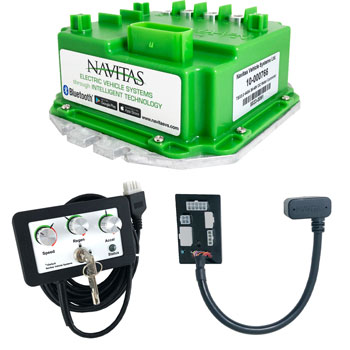 BuggiesUnlimited.com; EZGO TXT 48v - Navitas TSX 3.0 600a Controller with On-The-Fly Programmer
