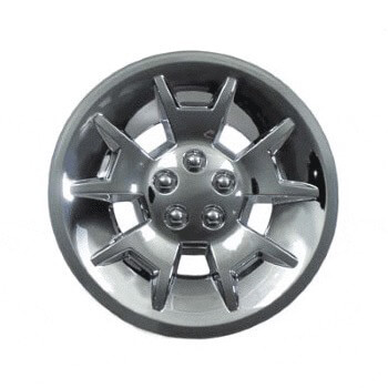 BuggiesUnlimited.com; Demon Silver Metallic Wheel Cover - 10 Inch