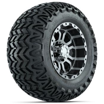 BuggiesUnlimited.com; GTW Omega 12 in Wheels with 23x10.5-12 GTW Predator All-Terrain Tires - Set of 4
