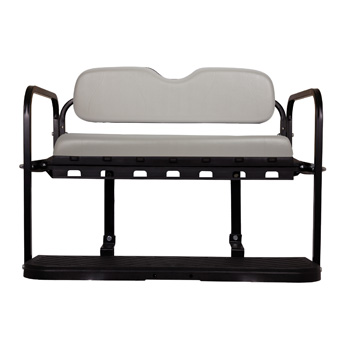 BuggiesUnlimited.com; GTW® Mach3 Dove Grey Rear Seat Kit for Club Car Precedent and Tempo