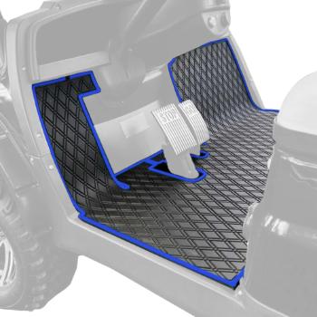 BuggiesUnlimited.com; Xtreme Floor Mats for ICON & Advanced EV - Black/ Blue