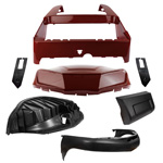 Vintage Burgundy Metallic Body Conversion Kit for Club Car Precedent to Tempo