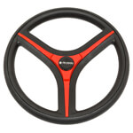 1996-Up Yamaha - Gussi Italia Benta Black and Red Steering Wheel
