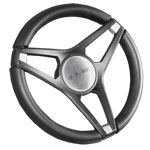 2004-Up Club Car Precedent-Onward-Tempo - Gussi Molino Black Steering Wheel