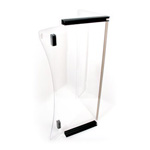 RedDot Clear Impact Modified Folding Windshield for EZGO Express S6 & L6 with Short Top