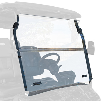 BuggiesUnlimited.com; RedDot Clear Folding Windshield for Evolution D5 Ranger & Maverick