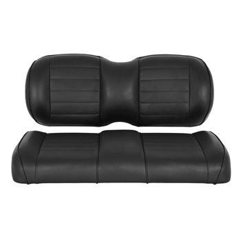 BuggiesUnlimited.com; 2012-Up Club Car Precedent/ Onward/ Tempo - Premium OEM Style Front Replacement Black Seat Assemblies