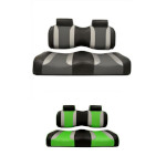 MadJax Tsunami Front Seat Cushions for EZGO TXT & RXV