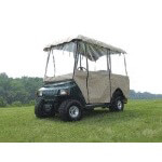 4-Sided Beige Soft Enclosure for 80in Tops - 4-Passenger
