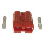 Anderson SB50 Plug with 6-Gauge Contacts - Red