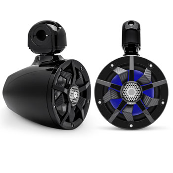 BuggiesUnlimited.com; Clarion 6.5 Inch Marine Coaxial Tower Speakers with RBG