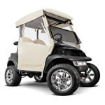 1982-99 Club Car DS - 3-Sided Ivory Over-The-Top Soft Enclosure