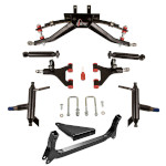 GTW 4in Double A-Arm Lift Kit for Yamaha G29/ Drive & Drive2 with Solid/ Fixed Rear Axle
