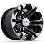 GTW Specter Machined and Black Wheel - 10 Inch