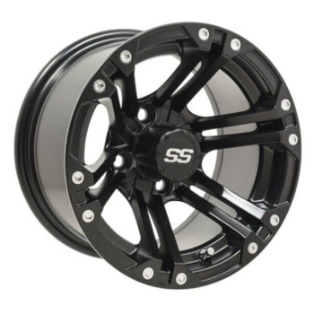BuggiesUnlimited.com; GTW Specter Matte Black Wheel - 12 Inch