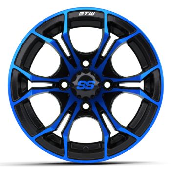 GTW Spyder Black with Blue Accent Wheel at Buggies Unlimited ...