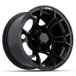 GTW Spyder Matte Black Wheel - 12 Inch