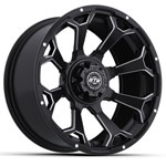 GTW Raven Matte Black Off Road Wheel - 15 inch