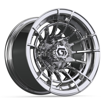 BuggiesUnlimited.com; GTW Boost Chrome Wheel - 12 Inch