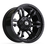 GTW Shogun Gloss Black Wheel - 14 Inch