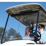 1982-99 Club Car DS - DOT Approved 1-Piece Hard-Coated  Windshield
