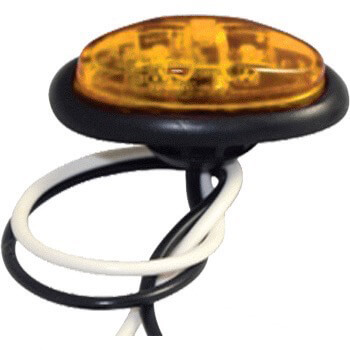BuggiesUnlimited.com; Mini Oval LED Light - Amber