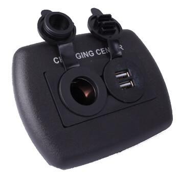 BuggiesUnlimited.com; In-Dash 12v and USB Power Port