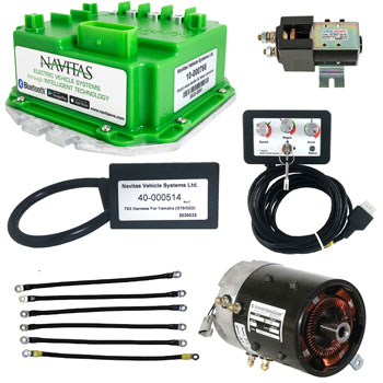 BuggiesUnlimited.com; Yamaha G19 - Navitas TSX 3.0 DC 4.3hp Motor and Controller Speed Package