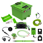 48V 105AH Square Professional Accessory Bolt Energy Battery Kit with Universal Bracket