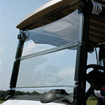 2008-2023 EZGO RXV – RedDot Clear Impact-Resistant Folding Windshield