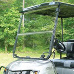 2003-07 Yamaha G22 - Red Dot Clear Impact-Resistant Folding Windshield