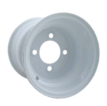 BuggiesUnlimited.com; GTW Steel White Offset Wheel - 10 Inch