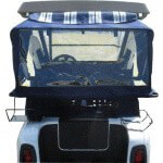 2000-Up Club Car DS - Red Dot Dubonnet Tweed and Burgundy White and Black Club Protector