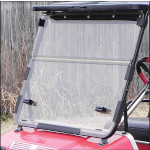 1982-99 Club Car DS - RedDot Clear Windshield with Black Hinges