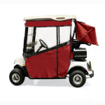 Club Car Precedent 2004-Up - RedDot Chameleon 2 Passenger Track Style Red Enclosure