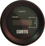 Curtis 12v-48v Round Hour Meter