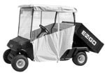 E-Z-GO White 3-Sided Over-The-Top Enclosure (Fits Workhorse Models)