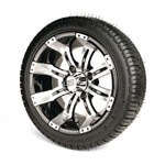 GTW Tempest 12 in Wheels with 205/ 30-12 Fusion Street Tires - Set of 4