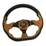 GTW 12.5 Inch Woodgrain Steering Wheel