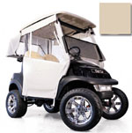 2004-Up Club Car Precedent - 3-Sided Beige Track-Style Soft Enclosure
