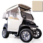 2000-Up Club Car DS 2-Passenger - RedDot Ultra Seal Beige 3-Sided Track-Style Enclosure