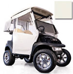 2000-Up Club Car DS - Ivory 3-Sided Track-Style Soft Enclosure