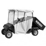 1994-Up EZGO TXT 2+2 & 4-Caddy - RedDot White 3-Sided Over-The-Top Enclosure