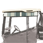 2017-Up Yamaha Drive 2 - RedDot Chameleon Black Gray and Gold Grad Stripe Valance